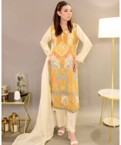 Sunlit Grace – Luxury Lawn 3-Piece Outfit