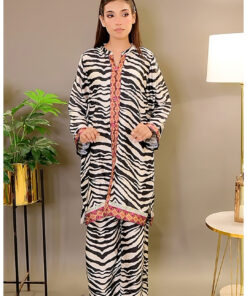 Zebra Luxe – Bold Zebra Print Luxury Pret Outfit UK