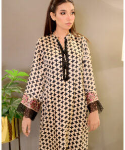 Alternative view of Midnight Hues – Luxury Geometric 3-Piece Outfit UK