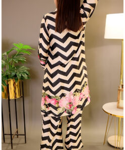 Alternative view of Rose Mirage – Luxury Printed 3-Piece Outfit UK