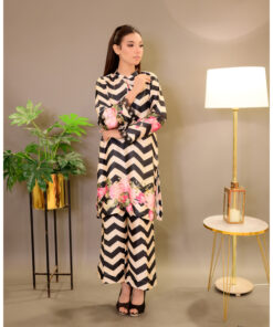 Rose Mirage – Luxury Printed 3-Piece Outfit UK