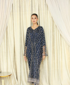 Alternative view of Starlight Glow – Net Kaftan with Sequins & Beadwork UK