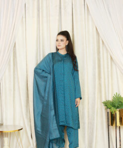 Alternative view of Blue Safari – Silk 3-Piece Animal Print Suit UK