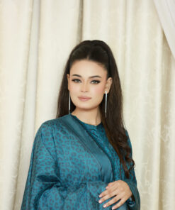 Blue Safari – Silk 3-Piece Animal Print Suit UK