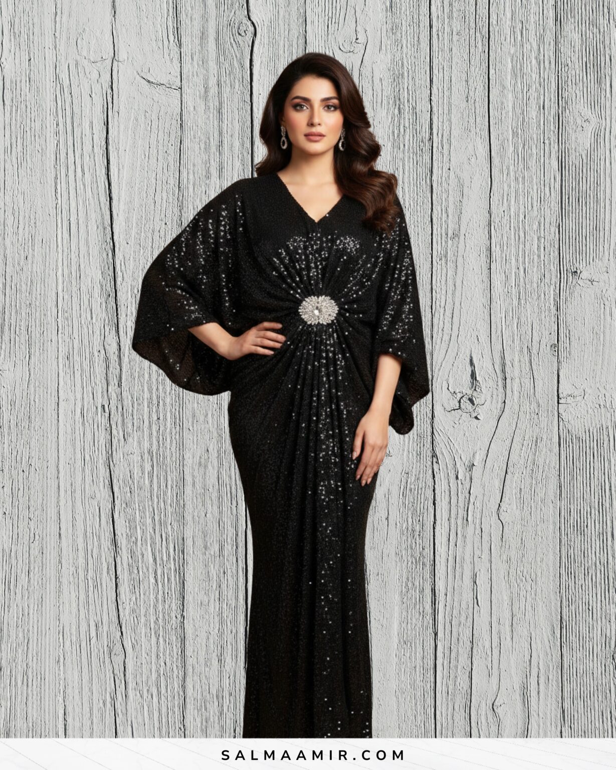 Midnight Diamond – Sequin Kaftan Edition