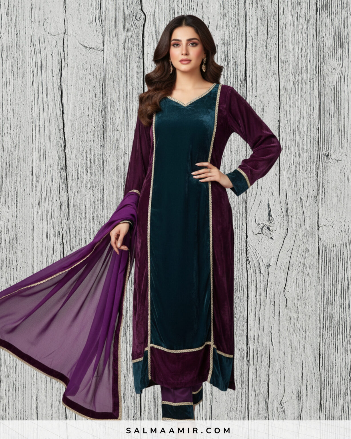 Velvet majesty – Luxury Velvet 3-Piece Suit